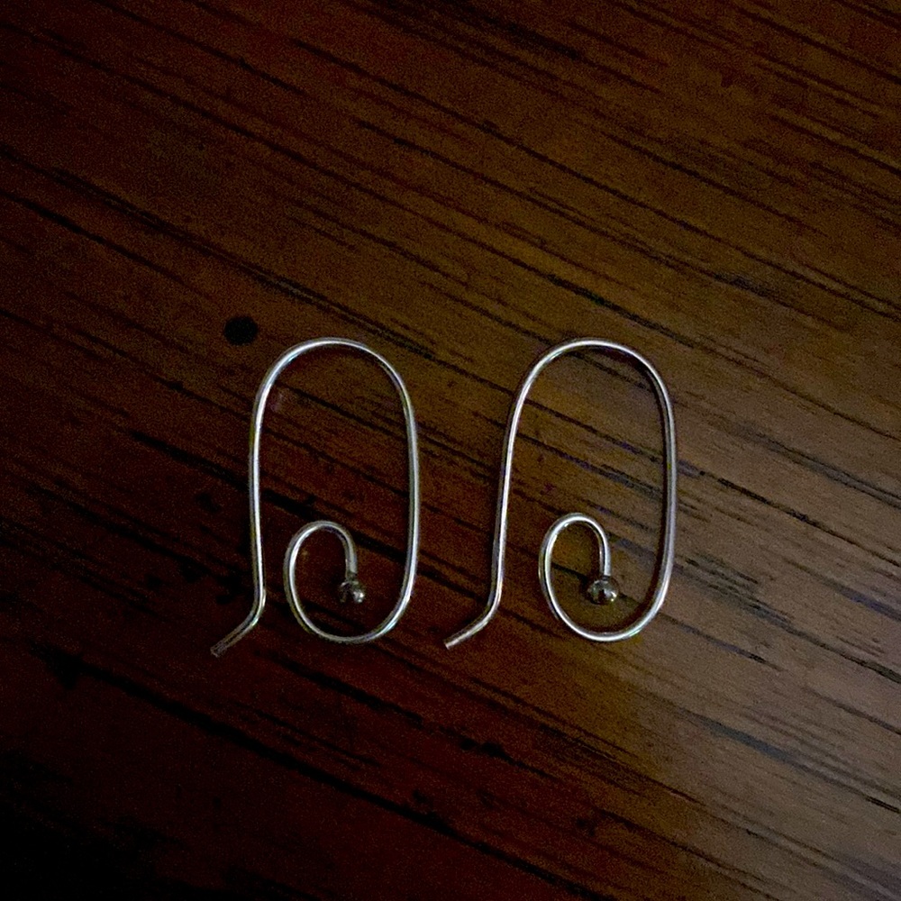RETIRED Genuine PANDORA
Compose Dangle EARRINGS